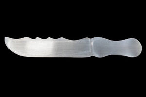 Selenite Serrated Anthame / Knife / dagger / Cord Cutting Wand