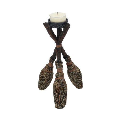 Broomstick Candle Holder 20.5 cm