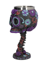 Load image into Gallery viewer, Day Of The Dead Goblet / Wine Glass