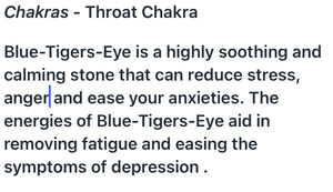 Blue Tigers Eye Tumble Stone