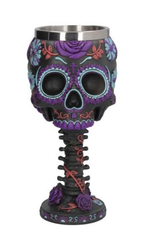 Day Of The Dead Goblet / Wine Glass