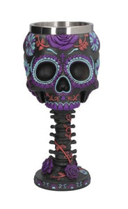 Day Of The Dead Goblet / Wine Glass
