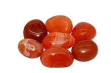 Load image into Gallery viewer, Carnelian tumble stone