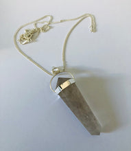 Load image into Gallery viewer, Smokey Quartz  double terminated point pendant