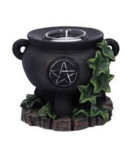 Load image into Gallery viewer, Ivy Cauldron Candle Holder