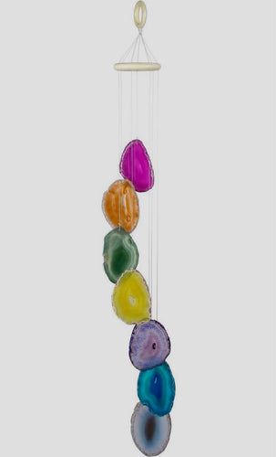 Mixed colours Agate Wind Chime